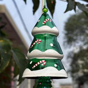 Handcrafted Elegant Glass Wind Chime with Melodic Tones Outdoor Indoor Hanging Decor for Home Garden Patio Porch