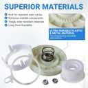 W10721967 Pulley Clutch Kit W10006384 Drive Belt W10528947 Basket Hub by BlueStars - Compatible with Whirlpool Kenmore Maytag Washers (W10721967 Splutch Cam Kit (no belt))