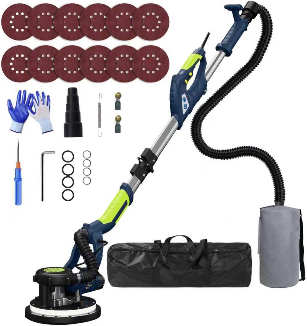 Drywall Sander, IMQUALI 2026 Upgraded 8-Amp Popcorn Ceiling Removal Tool
