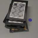 HappyHapi 4x6 Picture Frame Set of 5, Black Frames Display Photo 3.5x5 with Mat or 4x6 without, Gallery Wall Frame Set, Wall or Tabletop Display (Black)