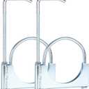 LCGP 4" Universal Exhaust Clamp with Hanger Made of Heavy-Duty Steel Clamp with Rear Muffler Hanger Exhaust Pipe 2PCS