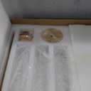 NUPTIO Gold Candlestick Holders Bulk: Set of 18 Glass Hurricane Taper Candle Holders - Decorative Candle Stick Stand for Fall Christmas Fireplace Dining Table Decor (18 Stcke48 & 41 & 35 cm)