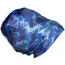 Fairy Black Mother Dreadlocks Satin Locs Bonnet Cap for Men and Women(Blulights, XLarge)
