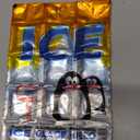 ICY-COOLS Penguin Purified Water Reusable Ice Packs for Coolers - 6 Pack (8.5 x 5.75) Long Lasting Flexible Ice Mat Freezer Packs for Lunch Boxes, Camping and Travel