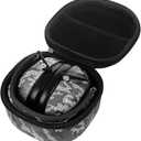 Bluetooth 5.3 Hearing Protection Safety Earmuffs for Adult, Noise Cancelling Over-ear Headphones with 1200mAh Rechargeable Battery, for Mowing, Workshop, Construction