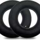 4.10/3.50-6 13 x 4.00-6'' Heavy Duty tire Inner Tubes for Wheelbarrows Snow Blowers Wagons, Carts Hand Trucks Lawn Mowers Tractors with TR87 Angled Valve 2/Pack