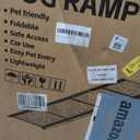 Dog Ramp for Car 71" L x 17" W, Foldable Pet Ramp for Large Dogs with Non-Slip Rug Surface, Portable Dog Car Ramp for SUV, Truck & Vehicle, Heavy-Duty Aluminum Pet Loading Ramp Supports 250 lbs
