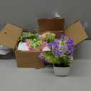Mini Artificial Potted Flower Set (Multi-Pack)