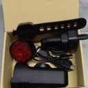 Zewdov High Lumen Super Bright Bike Lights for Night Riding, Adjustable Modes Bicycle Lights Front and Rear, Rechargeable & IP65 Waterproof Bike Headlight and Taillight Set for Cycling Electronics