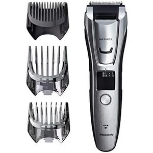 Panasonic Multi-Groomer Men’s Trimmer for Beard, Hair and Body, 39 Trim Length Settings with 3 Attachments, Corded/Cordless Operation – ER-GB80-S (Silver)