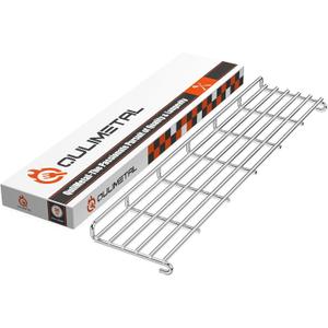 QuliMetal Stainless Steel Grill Warming Rack for Weber Genesis II 300 Series Gas Grills, Genesis II E-310, II E-315, II E-330, II E-335, II S-310, II S-335 Series, Replacement Parts for Weber 66044