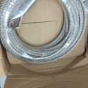 3/8" Stainless Steel Wire Rope, 304 Stainless Steel Cable with Loop, 12000 lbs Breaking Strength 100ft Wire Rope with Clips and Thimbles for Boat Lifts, Zipline, Aircraft, Winch, Decking