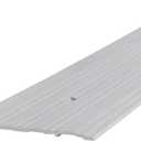 M-D Building Products 68627 Sturdy Aluminum Commercial Fluted Saddle Threshold, Mill Finish: Stylish Doorway Transition Draft Protection (36 in L X 1/4 in W X 6 in H)