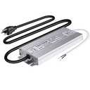 Idealy 150W 12V DC LED Power Supply, IP67 Waterproof Low Voltage Transformer LED Driver Adapter, 100-260V AC to 12V DC Converter for LED Strips, Outdoor Lights, CCTV Cameras & More