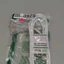 YOJOE 3-Outlets Indoor Outdoor Extension Cord with Lighted End, 3 Prong 13A Weatherproof Power Cord, 16 Gauge Heavy Duty 8 ft White Extension Cord Multiple Outlets, 16/3 SJTW UL Listed