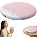 Sleep Pillow Speaker, 2026 New Bluetooth Pillow Speaker,Portable Bluetooth Under Pillow Speaker with White Noise，for Deep Sleeping, for Side Sleepers and Deep Sleep (No Charger (Pink)