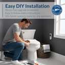 Bio Bidet DLS Premium Heated Bidet Seat, Warm Water & Air Dryer, Auto Open and Slow Close Lid, Elongated