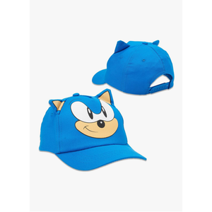 Nintendo Sonic the Hedgehog Hat for Boys 4-6 - Sonic Hat Bundle with Sonic the Hedgehog Baseball Cap for Kids Plus Stickers, More | Sonic Baseball Hat for Boys, Kids