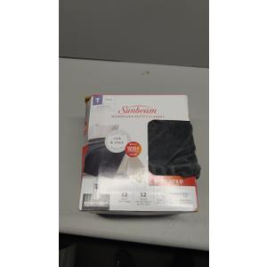 sunbean micro plush heated blanket  Twin
