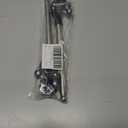 DOITOOL Adjustable Stainless Steel 12In Telescopic Motorcycle Flagpole with Handlebar Mount for Outdoor Riding and Bike Accessories