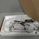 Floor Lamps, 15w/1000lm Bright LED Floor Lamp with Stepless Adjustable 3000K-6000K Colors and Dimmer, Remote and Touch Control Reading Lamp, Adjustable Floor Lamp for Living Room (Gravel White)