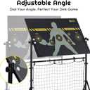 [Upgraded] A11N Pickleball Practice Rebounder, Adjustable Angle Dual-Sided Pickleball Dink Pad - Dink Board for Forehands Backhands Training