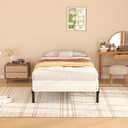 7 Inch Box Spring for Twin Bed Bases - Heavy Duty Metal Mattress Foundation with Fabric Cover,Low Profile Twin Box Spring Only,Noise Free,Easy Assembly