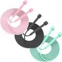 DYDSTRNG 3 Pack Lightweight Adjustable Kids Jump Rope Home Fitness, Tangle Free Skipping Rope, Speed Jumping Rope for Kids, Women Men Jumping Rope for Workout
