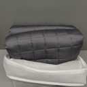 YnM Cooling Weighted Blanket for Adults, 15lbs Heavy Bed Throw for One Person of 140lbs, Perfect for Hot Sleepers or Warm Climates with Rayon/Glass Beads(48x72 Inches,Twin/Full Bed, Dark Grey)