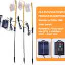 Outdoor Solar Garden Lights, 300 LED Multicolor Fairy Lights, Waterproof Outdoor Decoration, 23.6 Inch Willow Tree Lights for Garden, Patio, Path, Party, Christmas. (Muiticolor)