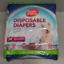 Simple Solution Dog Diapers Female, Dog Diapers, Potty Training, Super Absorbent, Breathable, Wetness Indicator for Urination, 22-37 Inch Waist, (XXL, 30ct)