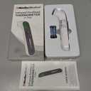 Mueller Non-Contact Infrared Thermometer for Adults and Kids Thermometer for Fever Body and Surface Memory Recall Auto Power-Off with Backlight Indicator Gray