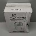 Lamosi 100 Pack 16 oz Disposable Coffee Cups with Lids and Sleeves, Leak-Proof To Go Paper Coffee Cups with Lids, Hot/Cold Beverage White Drinking Cup for Home, Office, Parties, Travel