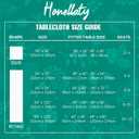 Honellaty Christmas Rectangular Tablecloth, Spillproof Wrinkle Resistant Jacquard Table Cloth with Christmas Mistletoe Patterns for Dining Room & Holiday Decoration (Green,60" x 102" (8-10 Seats))