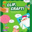 Toddler Scissor Skills Activity Book, Fun Arts and Crafts for Kids 4-6, Preschool Learning Toys Fine Motor Skill Cutting Art kit, 2 Safety Scissors, Birthday Gifts for Girls & Boys Ages 3, 4, 5, 6, 7 (green)