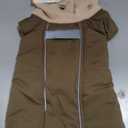 Dog Winter Coat with Leash Hole, Windproof Jacket for Cold Weather, Large
