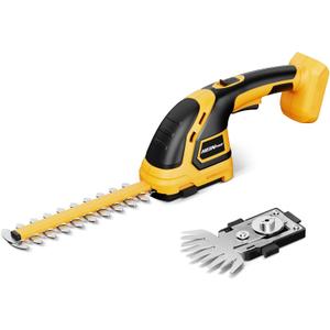 HEINPRO Hedge Trimmer Cordless Compatible with DEWALT 20V MAX Battery (No Battery), Electric Hedge Trimmer Cordless Grass Trimmer, Bush Trimmer Grass Shears Handheld for Yard, Garden, Lawn