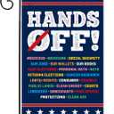 3 x 12x18 Inches Hands Off Social Security And Medicare Protest Garden Flag Double Sided Indoor Yard Outdoor Decoration Flag