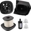4241 140 1000 Air Filter Cover with 4241 140 4404 Air Filter for BG56 BG56C SH56 SH56C SH86 SH86C BG86 BG86C BG66 BG66C