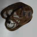 Clip in Bangs Brown Color 100% Real Human Hair Wispy Clip on Bangs Extensions Fringe with Temples Hairpieces for Women, Brown