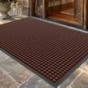 Front Door Mat Outside Entrance, Heavy Duty Doormat, 61.5"x36"