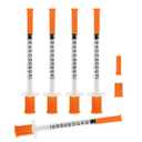 0.5mL/CC Syringe with 31G 5/16in Needle, Scientific Lab Refilling, Industrial Measurement, 36PACKS