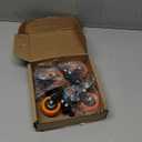 2 Inch Caster Wheels, Threaded Stem Casters Set of 4 Heavy Duty, 1/4"-20x1 (Screw Diameter 1/4", Stem Length 1"), Safety Dual Locking Industrial Castors, Wheels for Cart, Furniture