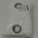 NICETOWN White Sheer Linen Curtains for Living Room 84 inch Length 2 Panels Set, Grommet Semi Sheer Privacy with Light Filtering Flax Window Treatments for Bedroom, W52 x L84