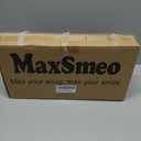 MaxSmeo Small Narrow Side Table, 3-Tier Narrow End Table with Storage, Skinny Side Table Nightstand for Small Space, Bedrooms, Living Room (Black)