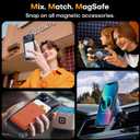 TAURI 2 in 1 Magnetic for iPhone 13 Case, [Compatible with MagSafe] [with 1X Screen Protectors] Not-Yellowing, Military-Grade Protection Slim Phone Case for 13 Cover, Clear, 6.1"