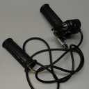 48V Half Twist Throttle, Electric Bike Throttle with LED Display Grip Lock Key Set for Ebike Motorcycle Scooter