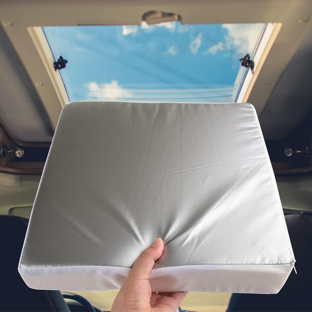 Waterproof Non Slip RV Vent Insulator and Camper Skylight Cover, 14x14 In, 14"x 14"-1PCS