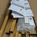 Wokceer Wedding Arch Backdrop Stand and Cover Set of 2 Metal Arch Stand with Arch Cover White 7.2FT, 6FT for Birthday Party Wedding Ceremony Bridal Baby Shower Event Decor