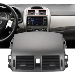 ZONFANT Upgrade Adjustable Air Volume Center Dash A/C Outlet Air Vent Panel With Hand Wheels Compatible With 2008-2013 Corolla, Replace#55670-02160 55663-02060